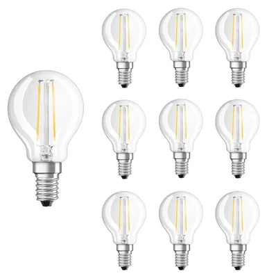 Produktbild von Osram SST CLAS P 25 2.8 W/2700K E14 10PACK LED-Tropfen, Sockel E14, 2,8 Watt, Warmweiß, 2700 K, dimmbar