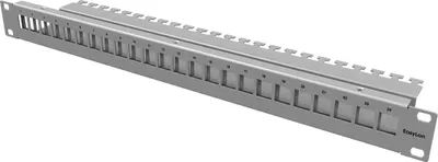 Immagine prodotto di Pannello EasyLan preLink / fixLink 19'' 1U, 24x slot Keystone