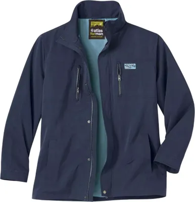 Image de Atlas For Men - Veste coupe-vent pour homme AF1912 (M) (Bleu marine)
