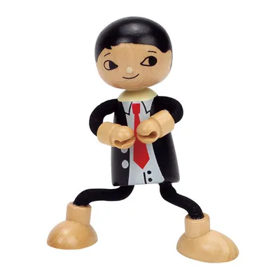 Produktbild von Hape Happy Family Biegepuppe Papa, E3505