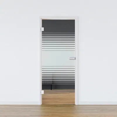 Produktbild von Pertura Glastür Glera Strata 709 x 2085 x 8 mm Links für Beschlag Studio Office