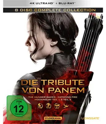 Obrázok produktu pre PLAION 1076048, Film, Blu-ray, Nemčina, Angličtina, 888 min, Die Tribute von Panem Gesamtedition, Dobrodružstvo