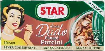 Produktbild von Dado per Brodo al Funghi 10x100g Brühwürfel - Star