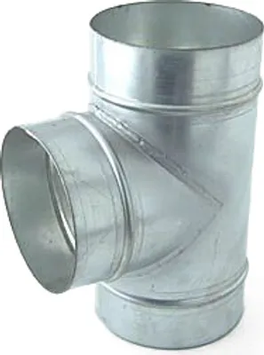 Produktbild von T-Stück, Metall, ø 125 mm