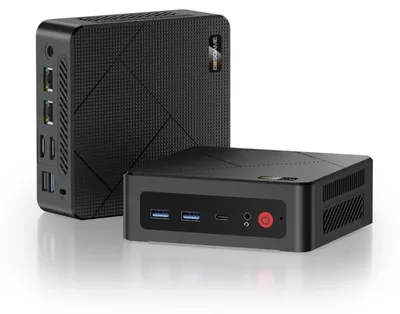 Produktbild von Bosgame E4 Mini PC AMD Ryzen 5 3550H 16GB RAM 1TB SSD Dual LAN WiFi Windows 11 Pro 4K Streaming Media Center Home Office Studium - BuyPlugGo