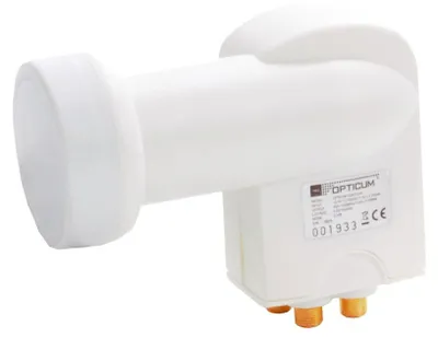 Image de Convertisseur optique LNB quadruple robuste 0,1 dB