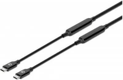 Obrázek produktu pro Manhattan 355971, 5 m, USB C, USB C, USB 3.2 Gen 2 (3.1 Gen 2), Černá