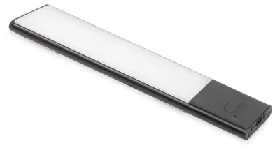 Productafbeelding van Emuca USB-oplaadbare LED-wandlamp Kaus Black, met bewegingssensor