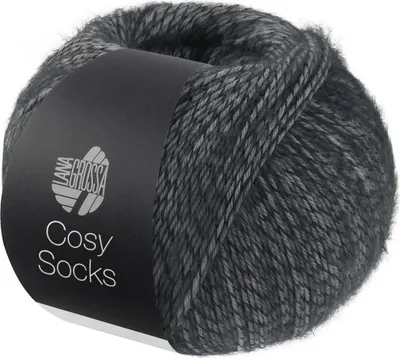 Produktbild von Lana Grossa - Cosy Socks 0007 dunkelgrau