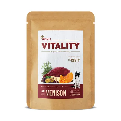 Obrázek produktu pro Akinu VITALITY Zvěřinová kapsička pro psy na cesty 300 g