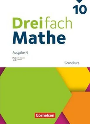 Obrázok produktu pre Dreifach Mathe 10. Schuljahr - Grundkurs - Ausgabe N - Schulbuch