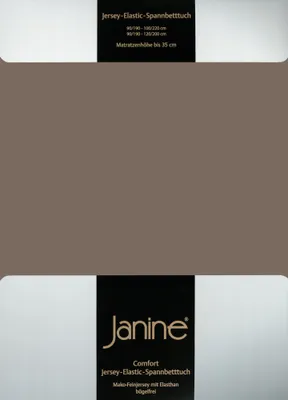 Produktbild von Janine JERSEY Spannbetttuch- 5007 200 X 200 cappuccino