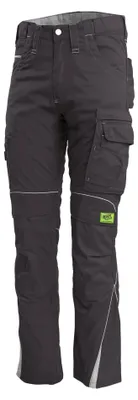 Produktbild von TMG Kult Worker Herren-Arbeitshose mit Cordura-Kniepolstertaschen Grün/Grau, 48, grau