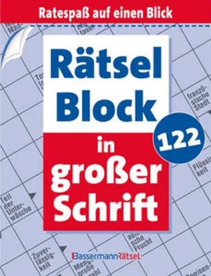 Image de Rätselblock in großer Schrift 122 (5 Exemplare à 2,99 EUR)