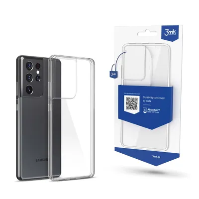 Produktbild von 3mk Schutzhülle Clear Case Cover für Samsung Galaxy S21 Ultra 5G transparent backcover