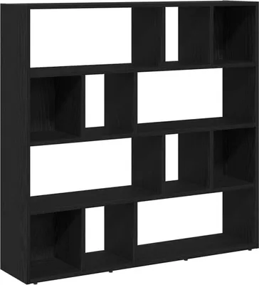 Zdjęcie produktu dla vidaXL Regał/przegroda do pokoju dąb czarny 105x24x102 cm
