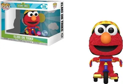 Obrázok produktu pre Funko Pop! Elmo na rowerku z Ulicy Sezamkowej - Limitowana Figurki Winylowa