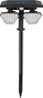 Produktbild von Solarstrahler, Doppelstrahler für den Außenbereich, schwenkbar und verstellbar, für Gartenzugang/Veranda
