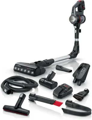 Produktbild von Bosch BKS711MALL, Stabstaubsauger, Beutellos, Grau, Trocken, Filterung, Teppich, Harter Boden
