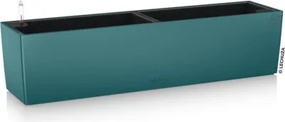 Produktbild von LECHUZA Balconera Color 80 Pflanzkasten, 79 x 19 x 19 cm, Komplettset, Petrolblau, 12 L