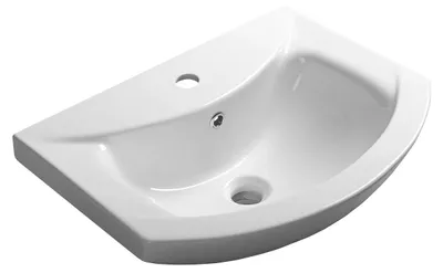 Produktbild von Aqualine ZERO Keramik-Waschtisch 55x43,5cm, weiß