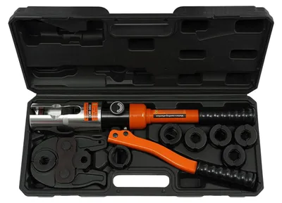 Obrázek produktu pro Hydraulické krimpovací kleště se 7 krimpovacími násadami a nástrojovou sadou