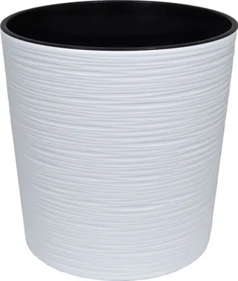 Produktbild von Lamela Blumentopf Malwa mit Einsatz Weiß 25 cm