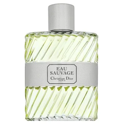 A bottle of Dior Eau Sauvage Eau de Toilette for men.