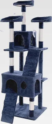 Produktbild von Katzenkratzbaum Kratzbaum Katzenbaum 170 cm XXL Spielbaum Kletterbaum für Katzen Kratzmöbel Spielmöbel Dunkelgrau