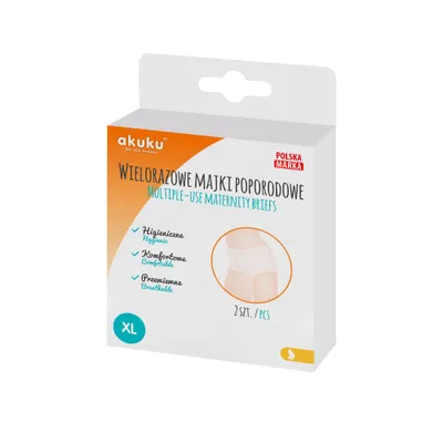 Productafbeelding van Netbroekjes voor na de bevalling, maat XL, 2 stuks per verpakking, Akuku