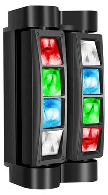 Produktbild von Moving-Head-Scheinwerfer 80 W LED RGBW Schwarz DMX512 Strahlwinkel 3° für DJ Disco Party