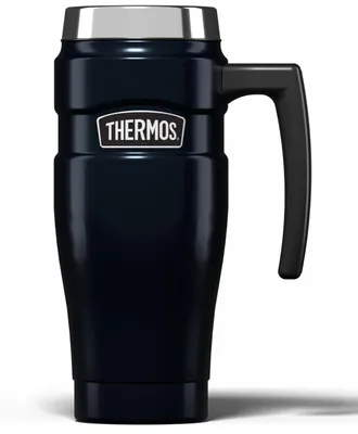 Immagine prodotto di Style Tazza termica impermeabile con manico - blu scuro 470 ml