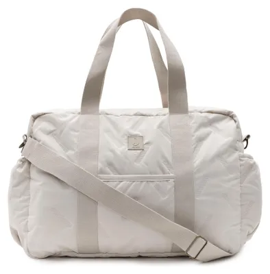 Image de Jollein Sac à langer - Embossed Lily - Sand | Matelas à langer
