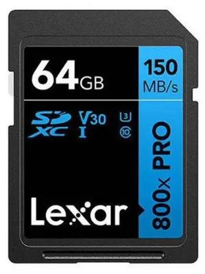 Obrázek produktu pro Lexar High-Performance 800xPRO 64 GB SDXC UHS-I Class 10