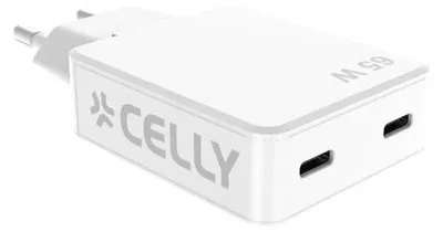 Produktbild von 65W USB-C Ladegerät Slim mit Schnellladefunktion für Laptop, Smartphone, Tablet (2 Anschlüsse)