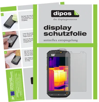 Produktbild von 6x Schutzfolie für Caterpillar CAT S60 matt Displayschutzfolie Display Schutz
