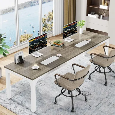 Produktbild von Schreibtisch – Computertisch – Arbeitsplatz – Bürotisch – Konferenztisch – Modernes Design – 200 x 70 x 75 cm