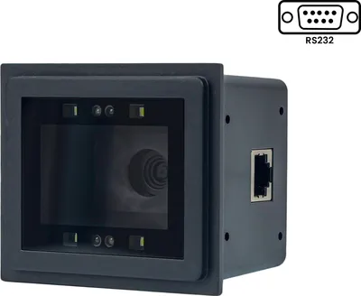 Image de Lecteur de codes QR, scanner de bureau avec matrice CMOS, pour télécommande HD340-RS232 2D