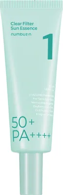 Produktbild von Numbuzin No.1 Clear Filter Sun Essence SPF50+ Nawilżająca esencja do twarzy z filtrem, 50 ml