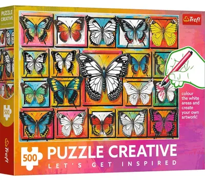 Zdjęcie produktu dla Puzzle 500 Creative Kolekcja Motyli 37561