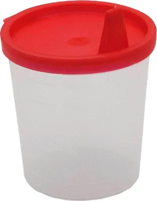 Produktbild von Urinbecher Rot