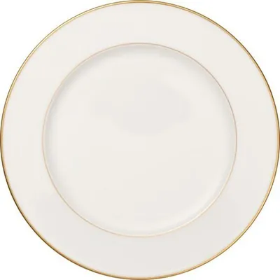Obrázok produktu pre Villeroy & Boch Anmut Gold, Gurmánsky tanier, Kolo, Porcelán, Zlato, Biela, Anmut Gold, 33 cm