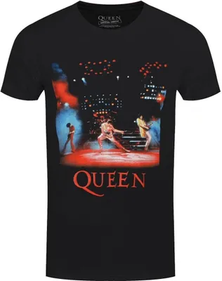 Produktbild von Queen - "Live Shot Spotlight" T-Shirt für Herren/Damen Uni RO355 (XL) (Schwarz)
