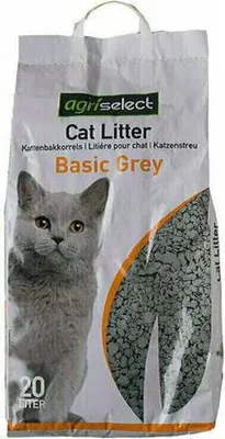 Produktbild von Agriselect Basic Grau Kattenbakvulling