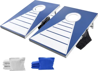 Produktbild von VEVOR Cornhole Spiel Set (915 x 610 x 255 mm) Cornhole-Spielbretter, tragbares Wurfbrett aus Aluminium, faltbares Cornhole-Spiel für Erwachsene, inkl. 8 Sitzsäcken, für Garten Hinterhof Strand