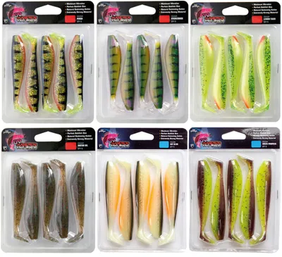 Produktbild von Fox Rage Zander Pro Ultra UV 10cm - 5 Gummifische, Farbe:Hot Olive