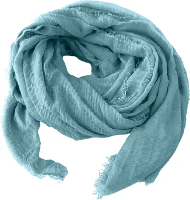 Produktbild von Niklarson Schal Tuch eisblau 190x100cm Damen Poncho Stola Pareo Viskose T1486