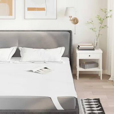 Obrázek produktu pro vidaXL Chránič matrace bílý 140x200 cm Voděodolný