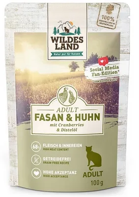 Image de Wildes Land 100gx12 Fasan & Huhn