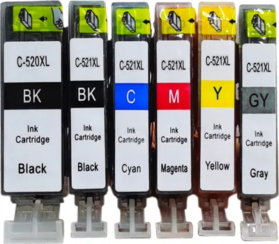 Produktbild von Canon PGI520 / CLI521 Kartuschen kompatible Canon Tintenstrahldrucker.